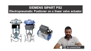 SIEMENS SIPART PS2 valve postioner on a linear valve actuator [upl. by Hunfredo]