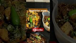 Vegetarian menu for vegetarian people  full week menu Aloo ghobi  mix Sabzi alo krela  phalian [upl. by Nnylecyoj]