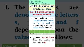 s p d f notations using quantum Noshorts shortsvideo youtubeshorts educationNCERT Exeviral [upl. by Nylrahs615]