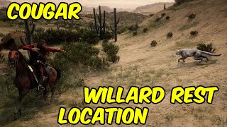 Cougar Willard rest location Red Dead Redemption 2 [upl. by Adlesirc]