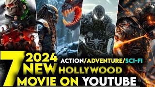 Top 7 Best Hollywood ActionAdventure Movies On Youtube In Hindi  2024 New Hollywood Movies [upl. by Hildagard]