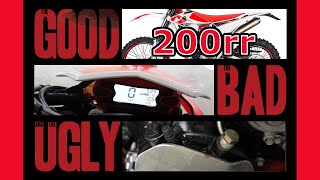 Beta 200rr The Good The Bad and The Ugly [upl. by Mehelhteb515]