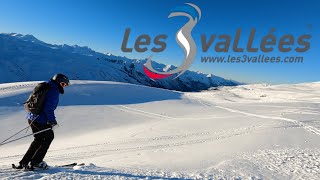 Les menuires  3 vallées  janv 2024 ⛷️🎿 [upl. by Erich]