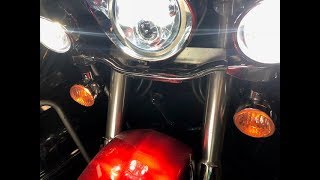 How to install a Light Bar on a 2005 Honda VTX 1800 [upl. by Tommy]