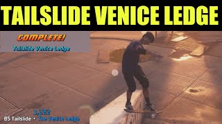 How to quotTailslide Venice ledgequot Guide amp Park Goals Venice Beach  Tony Hawk Pro Skater thps2 [upl. by Stoughton20]