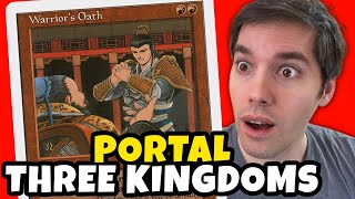 Rating Portal Three Kingdoms a Beloved Beginner Set MTG Set Review [upl. by Quiteria]