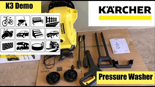 K3 Full Control Pressure Washer Unboxing set up quick test with k3 Kärcher [upl. by Ahsenit]