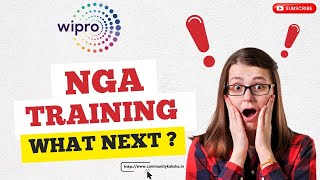 Wipro NGA Training Updates  Starts From 1st April 2024 [upl. by Anelak]