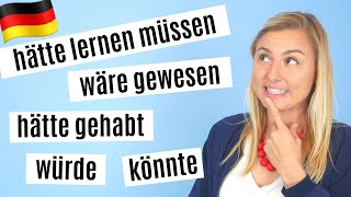 Deutsche Grammatik Konjunktiv II einfach erklärt │A2  C1 [upl. by Orel]