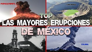 Las Mayores erupciones volcánicas que han ocurrido en MÉXICO [upl. by Legna]