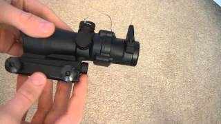 SFA Replica Acog scope 1x32 review and unboxing [upl. by Gault]