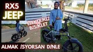 Elektrikli Bisiklet Almak İsteyenler Jeep rx5 Nasıl Sürülür İlk Deneyim jeeprx5 [upl. by Rhoda119]