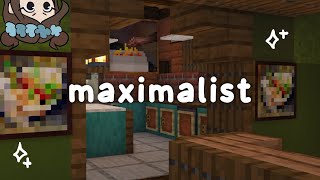 i made a maximalist house in minecraft [upl. by Anagnos]