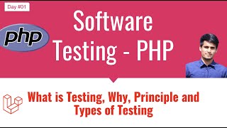 01 Software Testing For Web Development  PHP Unit Testing [upl. by Fihsak]