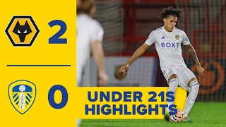 Wolves U21 20 Leeds United U21 Premier League 2 highlights [upl. by Madea891]