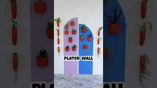 Balcony Wall Makeover Part2  diy makeover plants wallart [upl. by Ainadi643]