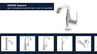 Facq  Grohe  Wastafelkraan Essence MSize [upl. by Bowe]