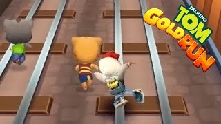 Subway SurfersJake VS Talking Tom VS Talking Ginger  Funny Racing [upl. by Beffrey394]