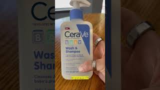 CeraVe Baby Wash amp Shampoo Honest Review  Gentle and TearFree Cleanser [upl. by Yert451]