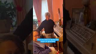 Son surprises mom grandma with pregnancy announcement gender reveal  Humankind Shorts [upl. by Sisely]