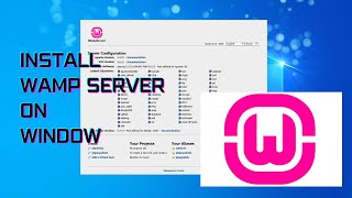 StepbyStep WAMP Server Installation for Windows10 in 2023 [upl. by Nuli]