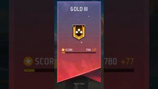 gold 2 to gold 3 shorts shortsfeed freefire freefireshorts foryou rankpush [upl. by Aiykan]