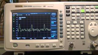 TSP 17  Rigol DSA1030ATG3 Spectrum Analyzer Review and Experiments [upl. by Traggat]