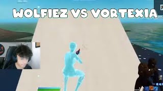 Wolfiez vs Vortexia  1v1 Buildfight Fortnite Creative [upl. by Alyacim]