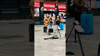 Singer at the Piccadilly Circus London london shorts music [upl. by Eliason]