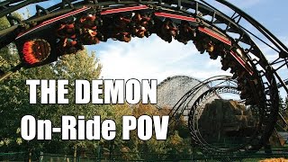 Demon OnRide POV Six Flags Great America [upl. by Vieva]