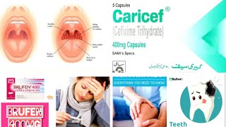 caricef capsules uses  brufen tablet uses  uses in urdu Hindi [upl. by Dnallor360]