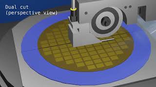 Wafer Sawing Overview Animation [upl. by Freya]