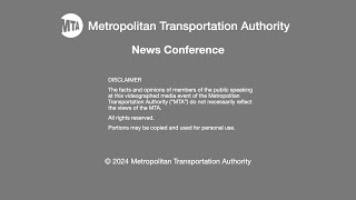 MTA News Conference  12132024 [upl. by Melony]