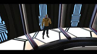 Star Trek Online  TOS Federation quotBeam Upquot Animation and Sounds [upl. by Innor]