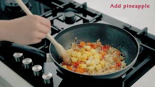 Sun Maid Recipe Cauliflower Rice With Pineapple amp Raisins [upl. by Yesnyl920]