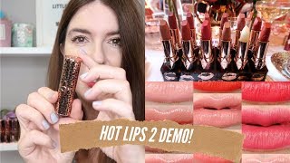 Charlotte Tilbury Hot Lips 2 Lip Swatches [upl. by Altis]