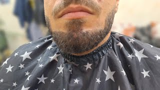 fade beard line for the man✂️more hair cut in Chanel [upl. by Ocir]