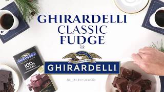 Ghirardelli Classic Fudge Recipe [upl. by Obellia706]