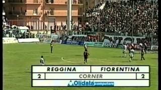 REGGINA FIORENTINA STAGIONE 1999 2000 primo tempo [upl. by Aicilaf]