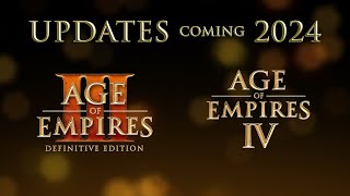 Age of Empires III  IV Updates Coming in 2024 [upl. by Holbrook]