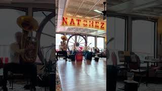 📍Steamboat Natchez on Mississippi River Amazing Jazz🎵 trerackscity natchezsteamboat neworleans [upl. by Rehoptsirhc]