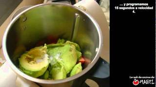 Guacamole con thermomix  La web de cocina de Mabel [upl. by Conway]