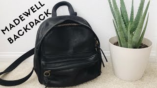 LORIMER MINI BACKPACK REVIEW  MADEWELL [upl. by Calder609]