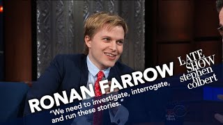 Ronan Farrow Faced Intimidation While Exposing Harvey Weinstein [upl. by Lilaj]