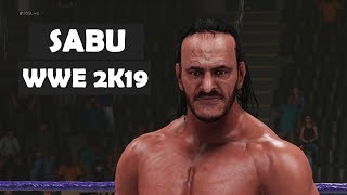 Sabu WWE 2k19 mod [upl. by Opalina]