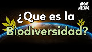 ¿Qué es la biodiversidad  Videos Aprende [upl. by Jobe]