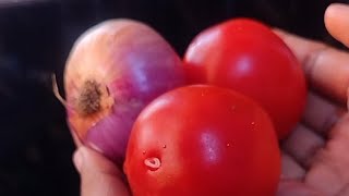 Tomato chutney perfect in plain Rice Dosa Chapati [upl. by Enyawd901]