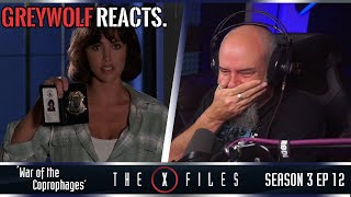 The X Files  Episode 3x12 War of the Coprophages  REACTION amp REVIEW [upl. by Ahsaenat]