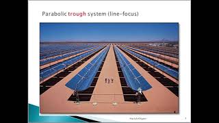 Solar Thermal Power Plants Parabolic Trough Paraboloidal Dish and Heliostat By Harish Khyani Sir [upl. by Bambie426]