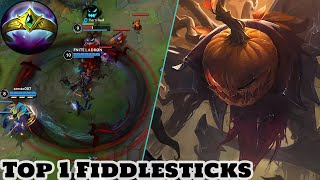 Wild Rift Fiddlesticks  Top 1 Fiddlesticks Gameplay Rank Grandmaster [upl. by Maxine]